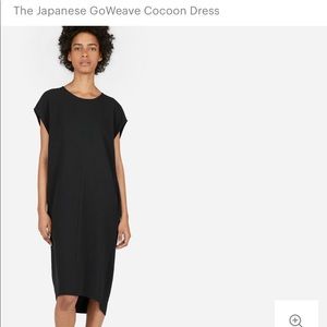 Japanese go-weave cocoon dress
